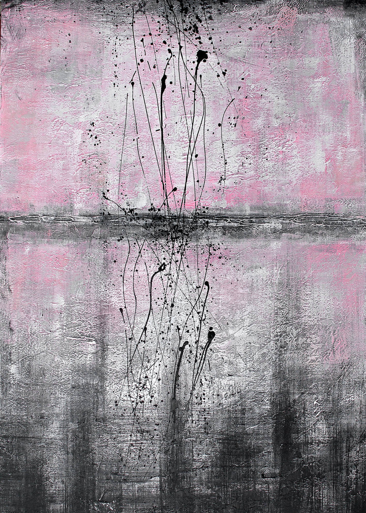 Abstrakt Oljemålning - Dusk