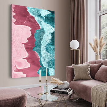 Canvastavla - Pink Coast