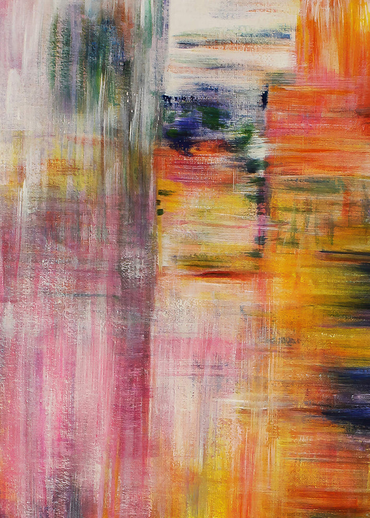 Abstrakt Oljemålning - Lux