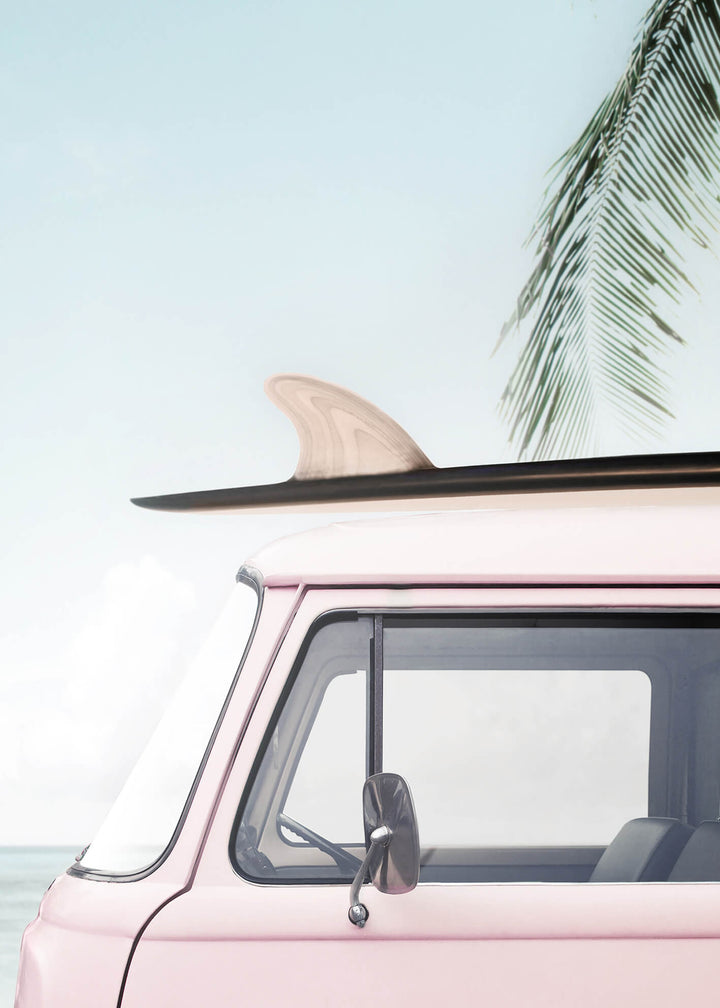 Canvastavla - Surf van