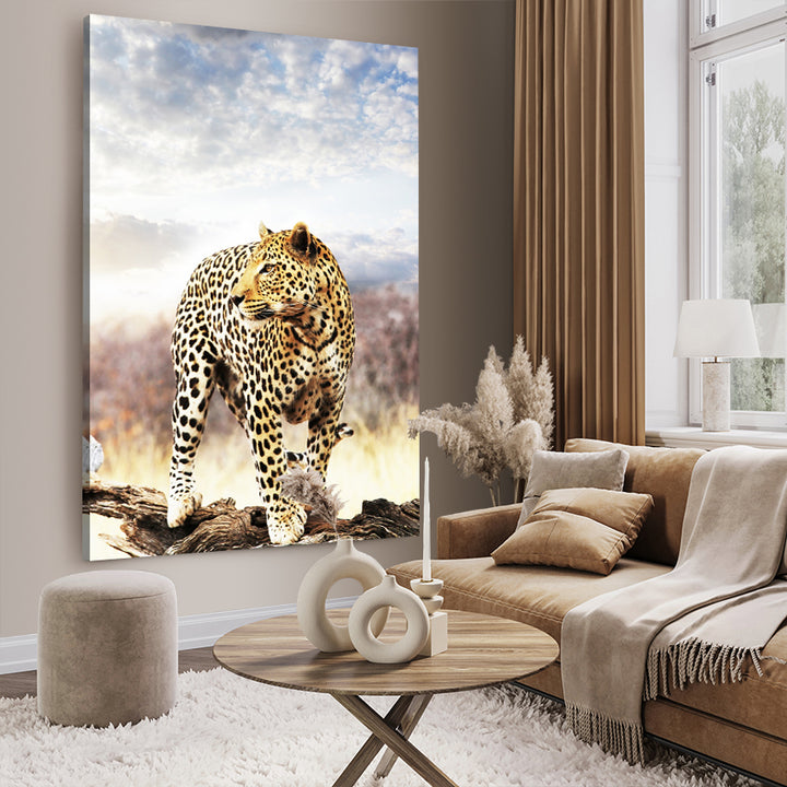 Canvastavla - Leopard