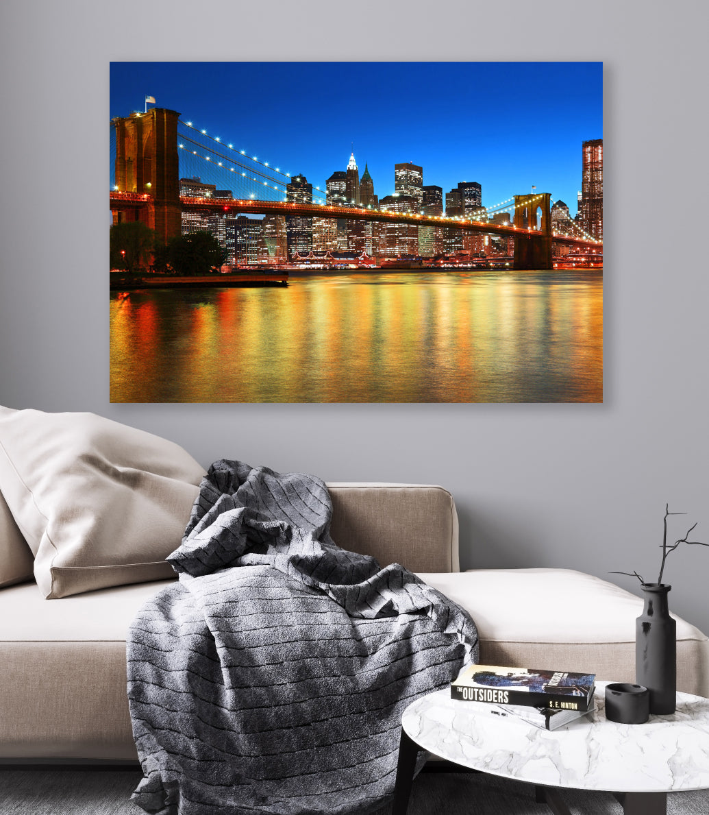 Canvastavla - New York at night