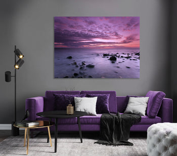 Canvastavla - Violet Sea
