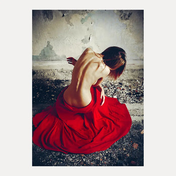 Poster - Lady in red