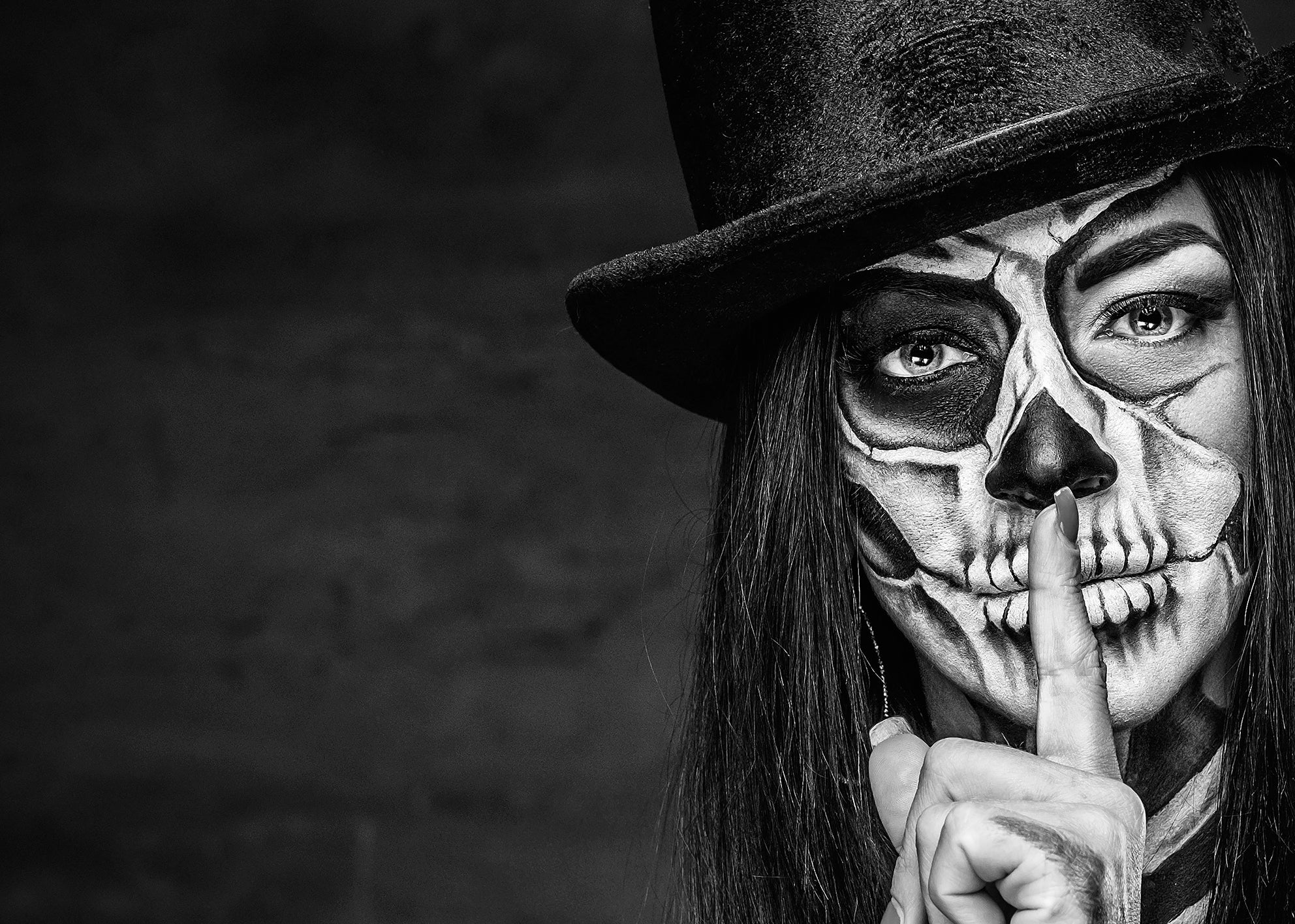 Canvastavla - Skeleton