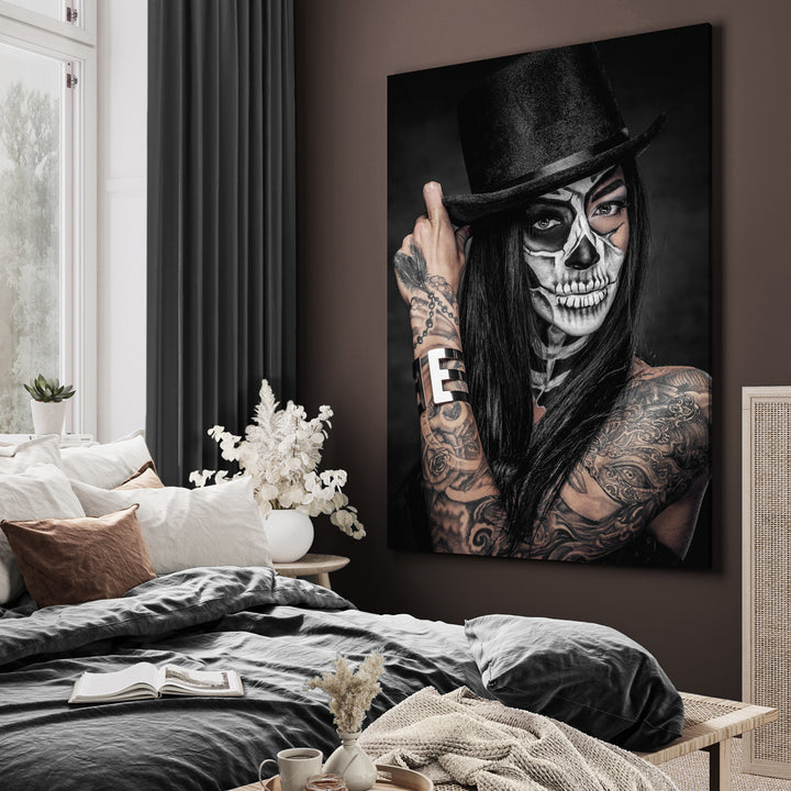 Canvastavla - Skeleton Woman
