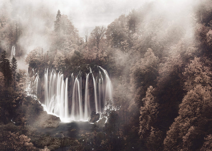Canvastavla - Forest Waterfall