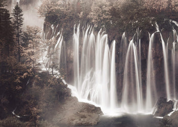 Canvastavla - Forest Waterfall