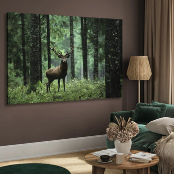 Ljuddämpande tavla - Stag in Forest