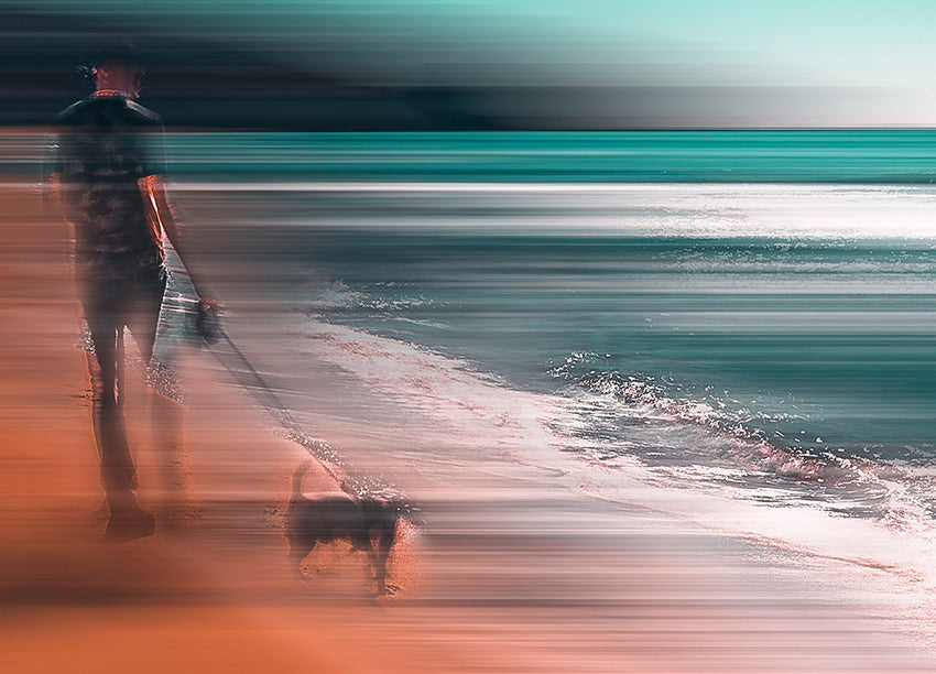 Canvastavla - Doggy Promenade