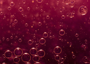 Canvastavla - Bubbel viva magenta