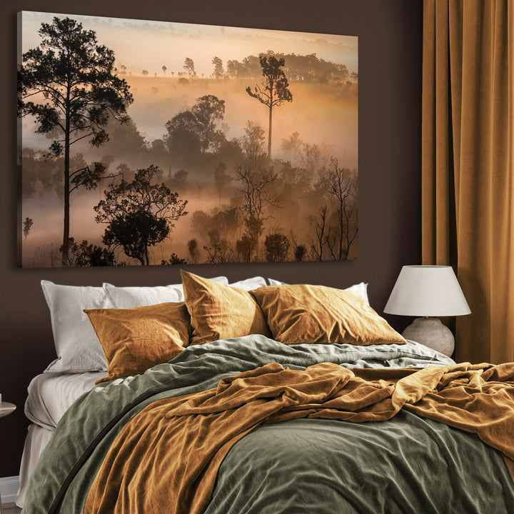 Canvastavla - Misty Woods
