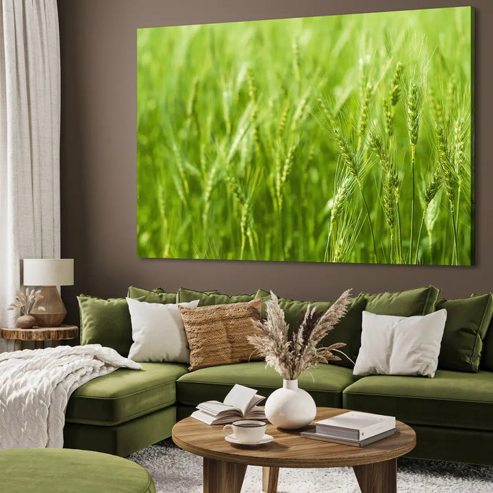 Canvastavla - Green meadow
