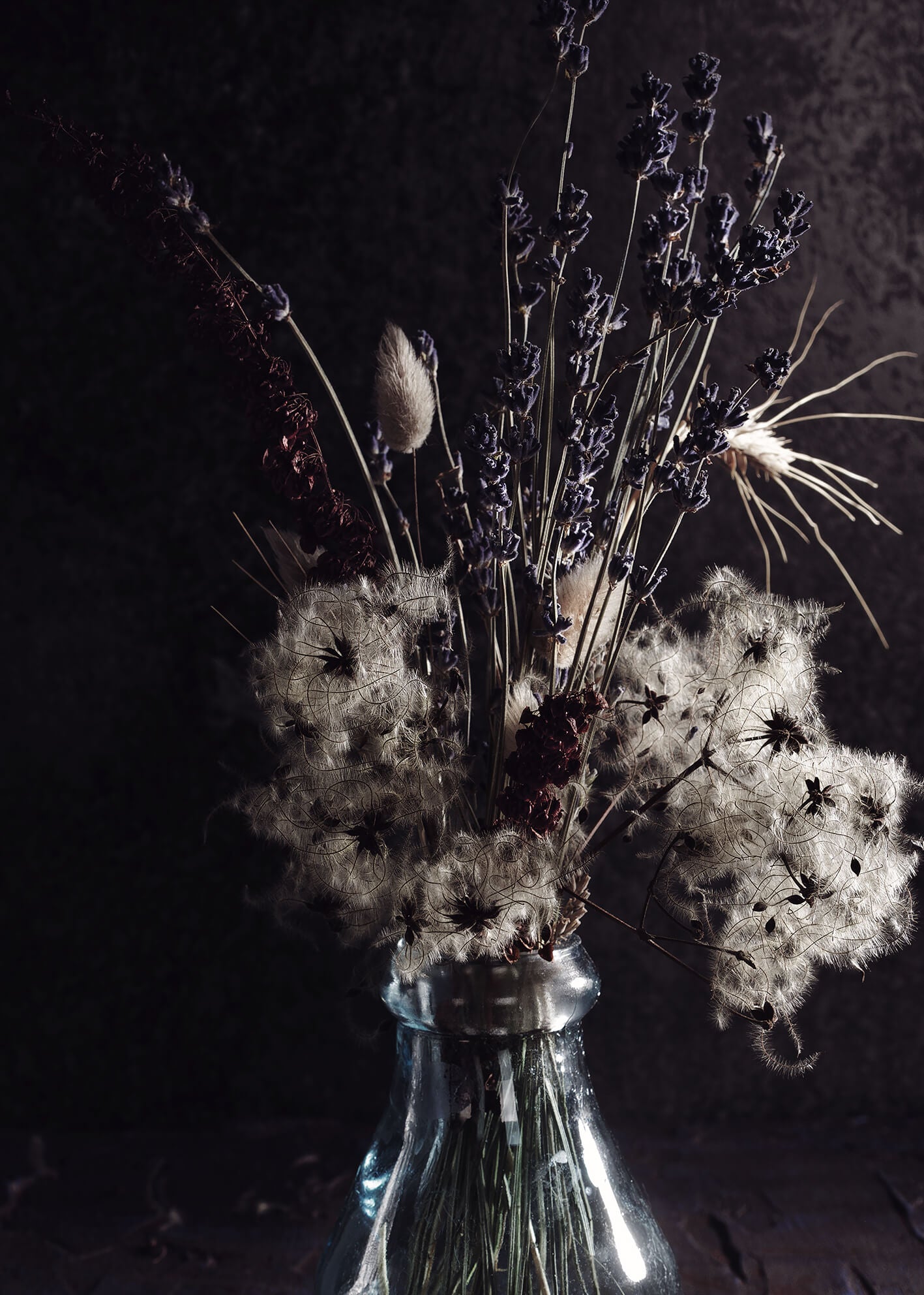 Canvastavla - Bunch vase