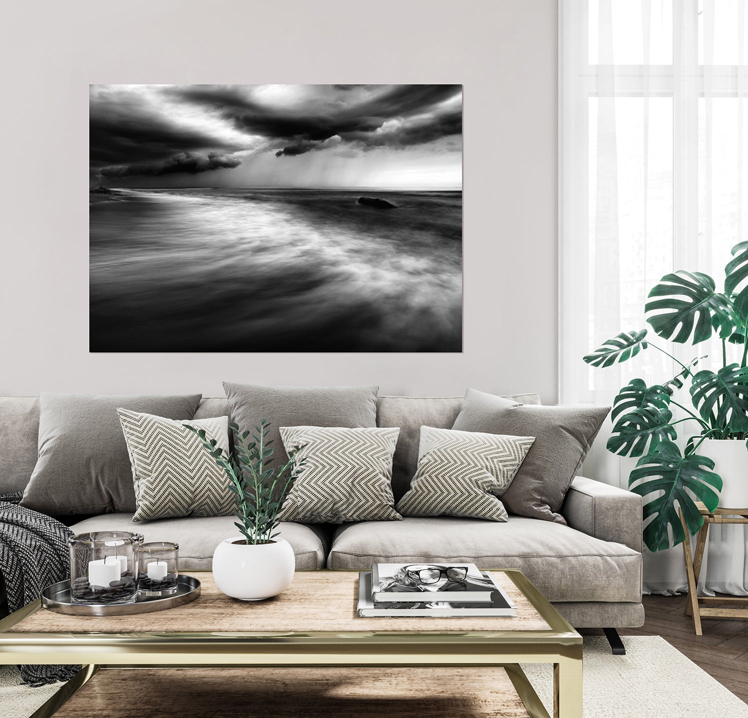Canvastavla - The Storm