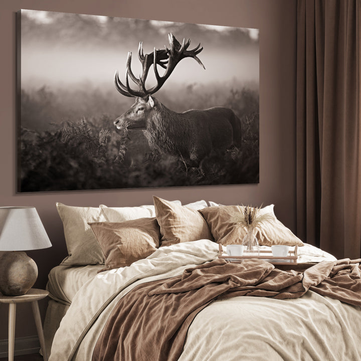 Canvastavla - Deer's Graceful Haven