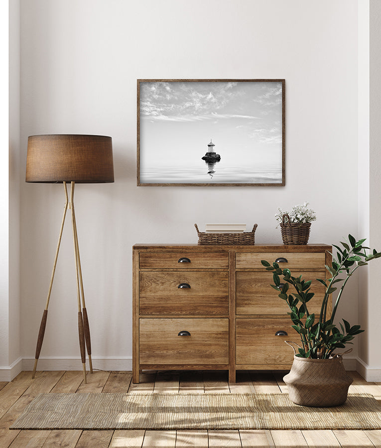 Poster - Lighthouse In Mist
