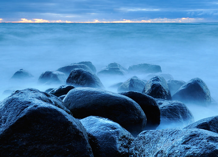 Canvastavla - Blue Rocks
