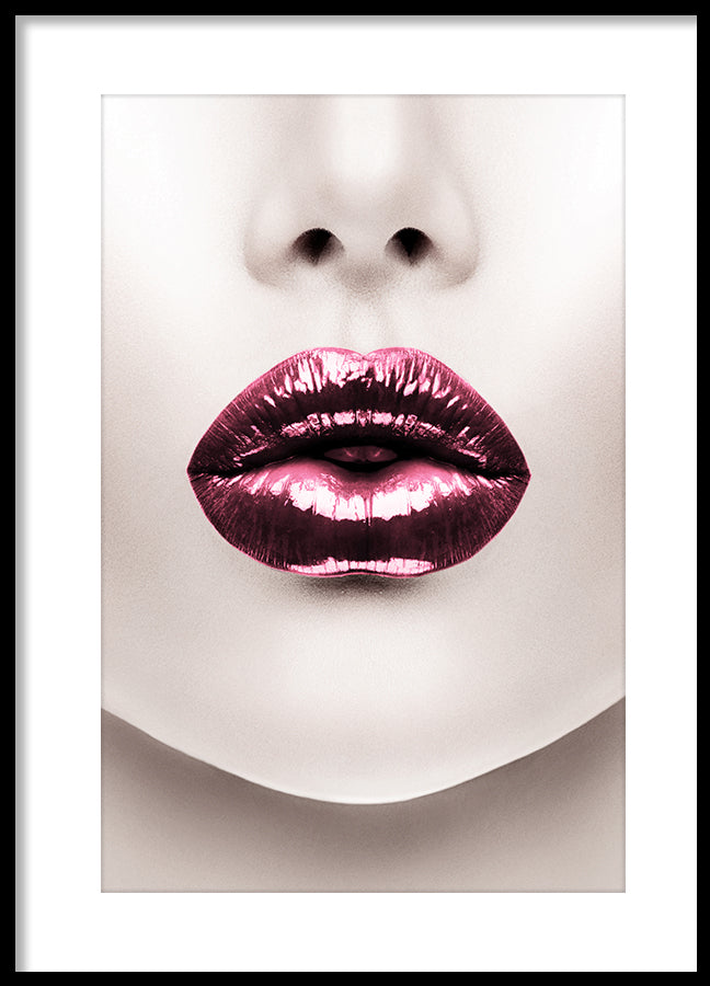 Poster - Rosa Läppar
