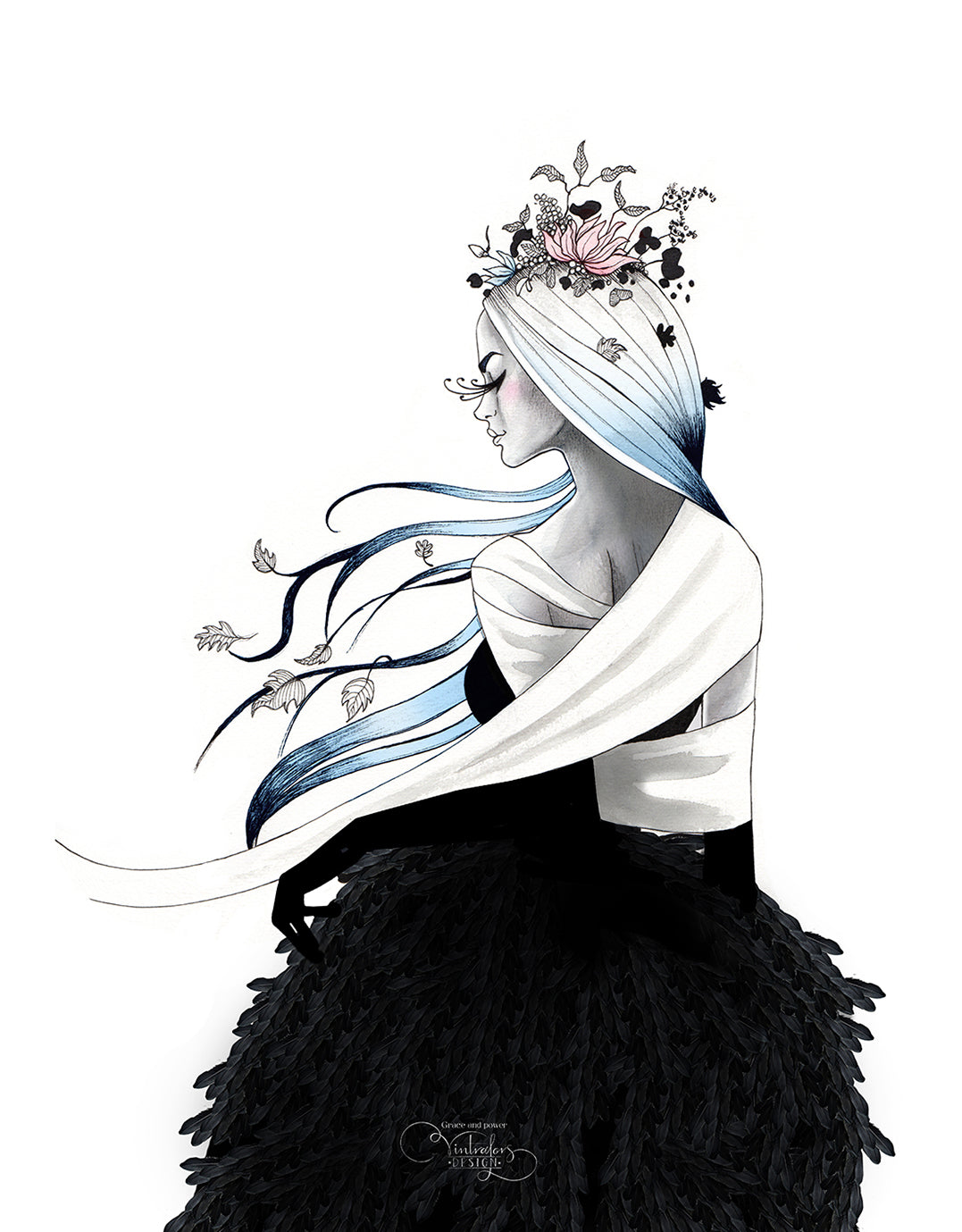 Canvastavla - Katarina Vintrafors - Grace and Power