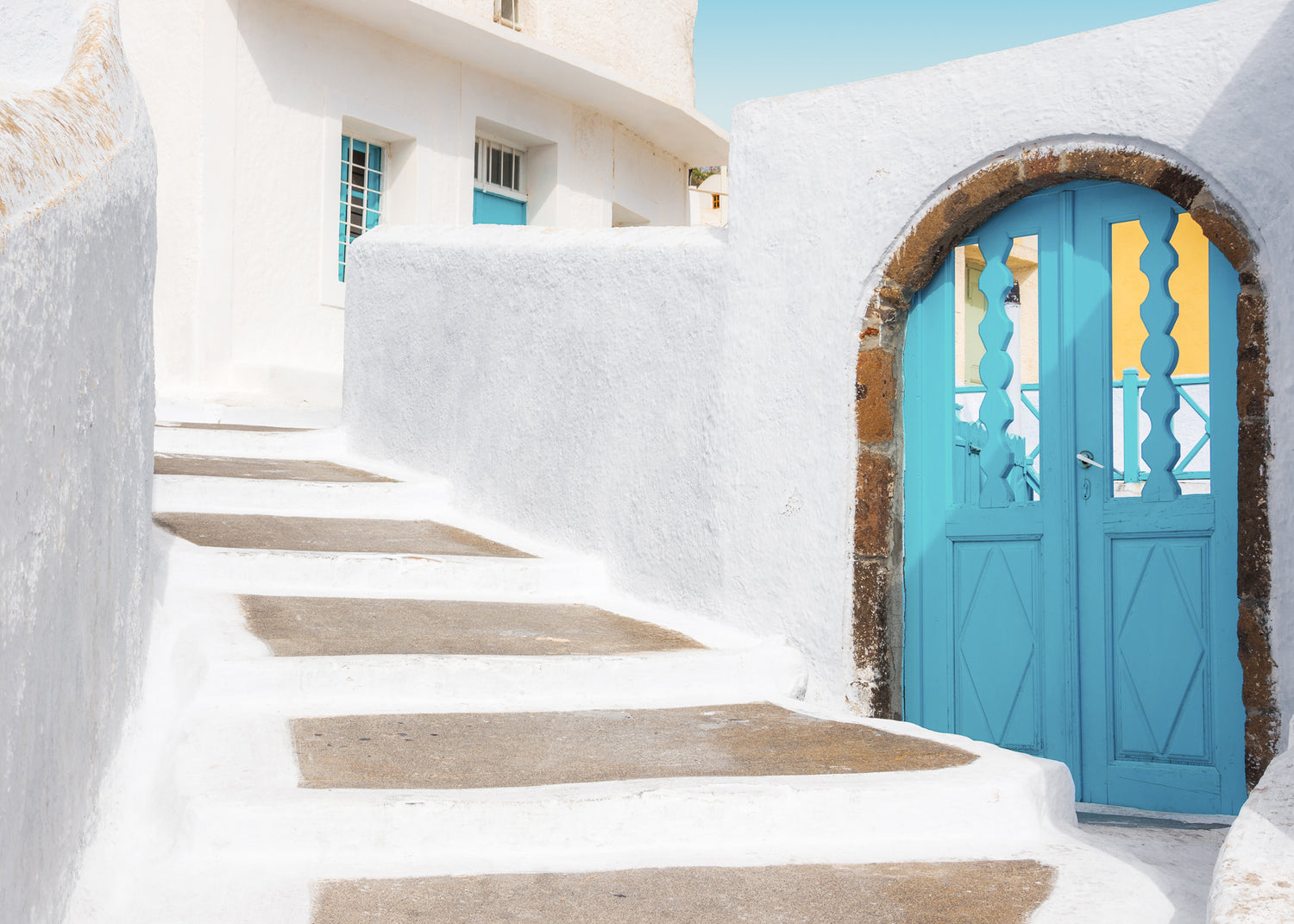 Canvastavla - Azure Entrance