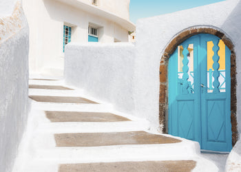 Canvastavla - Azure Entrance