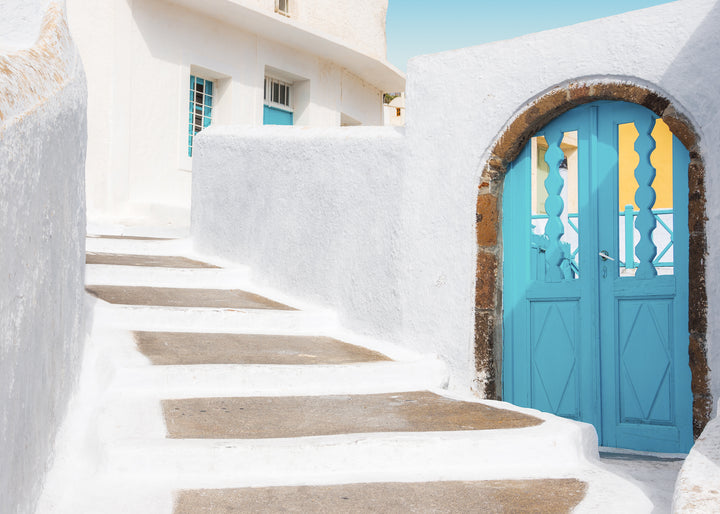 Canvastavla - Azure Entrance