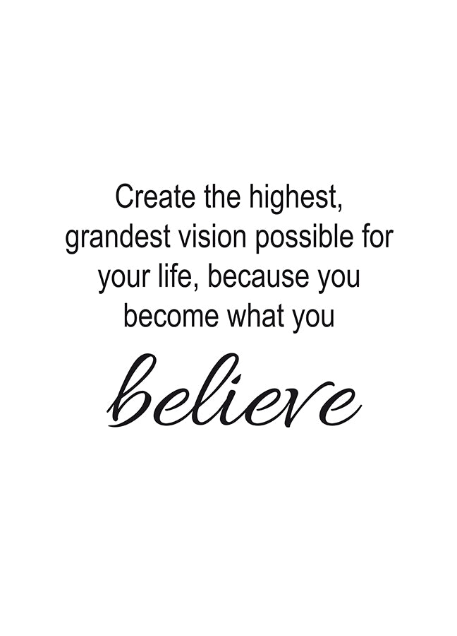 Poster - Believe