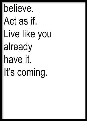 Poster - Live