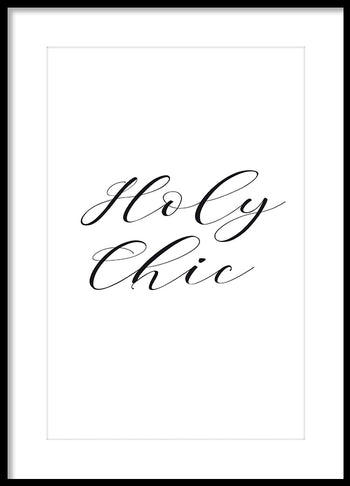 Poster - Holy chic
