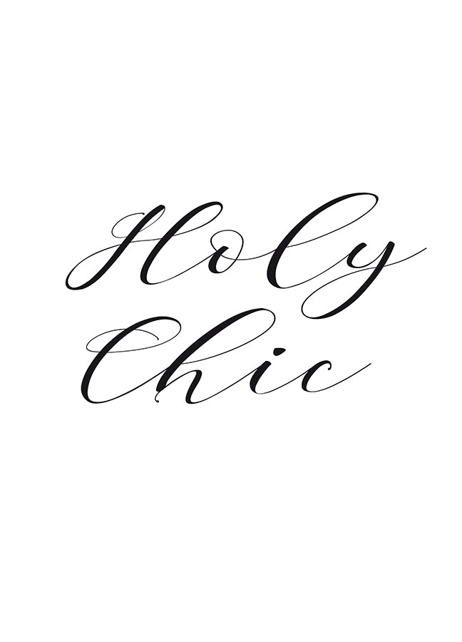 Poster - Holy chic