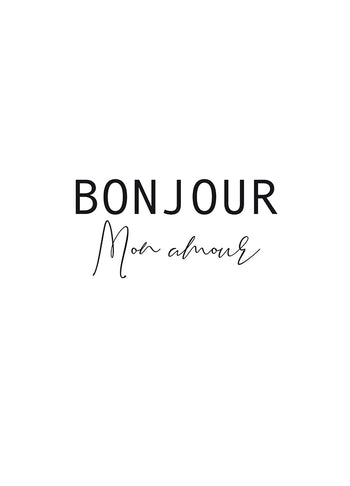 Poster - Bonjour