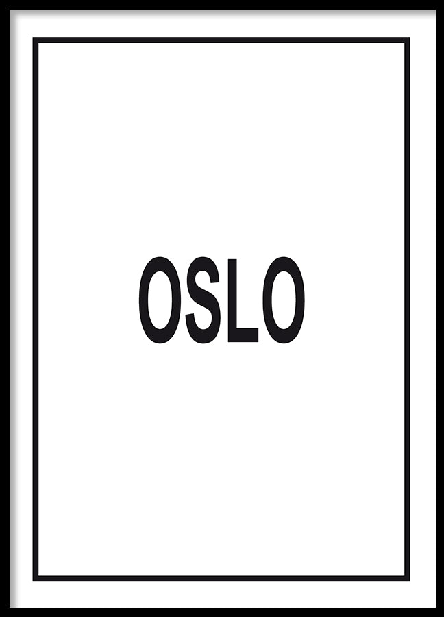 Poster - Oslo