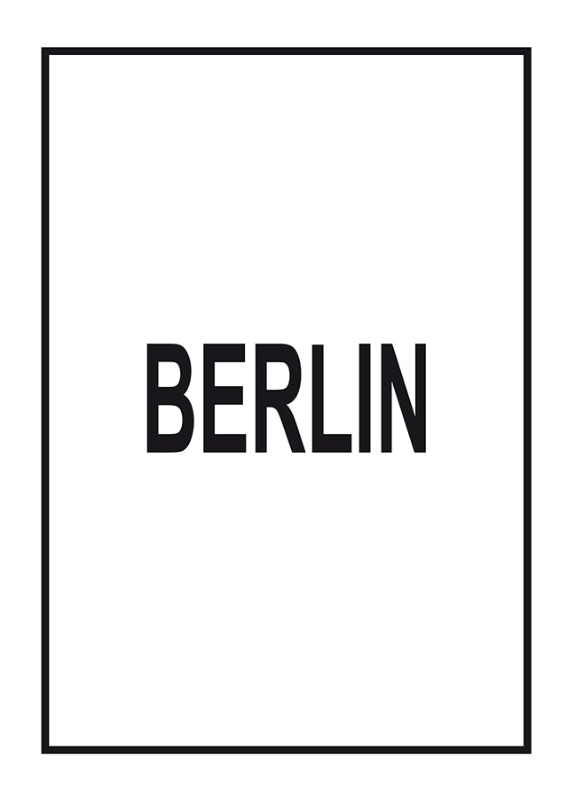 Poster - Berlin