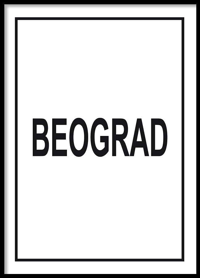 Poster - Beograd
