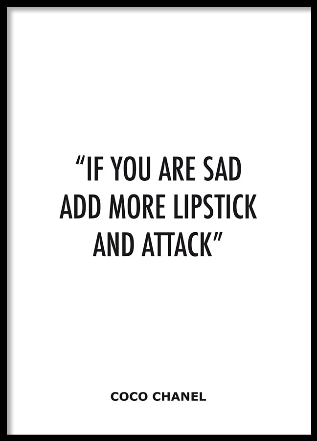 Poster - Lipstick