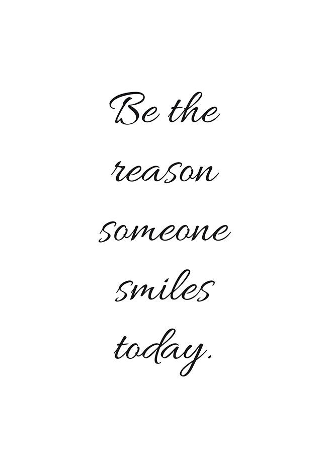 Poster - Be the reason...
