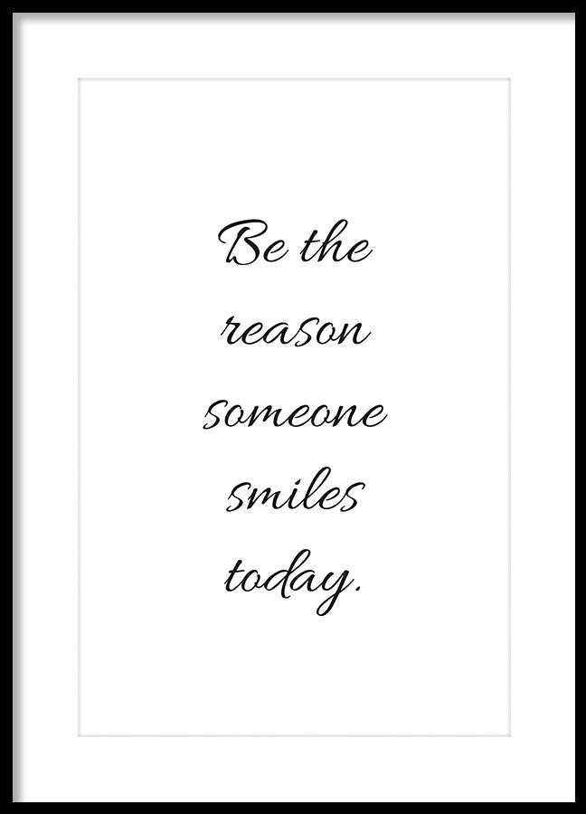 Poster - Be the reason...