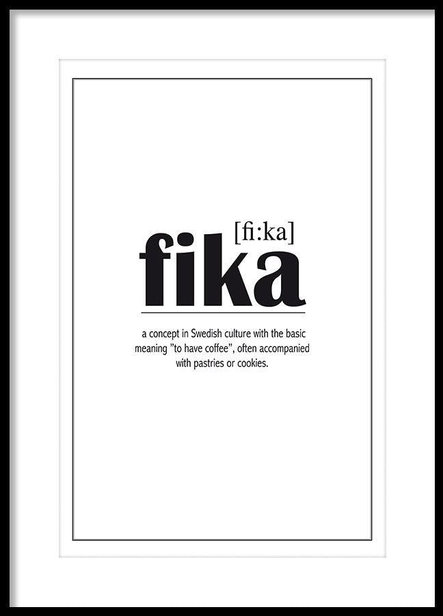 Poster - Fika