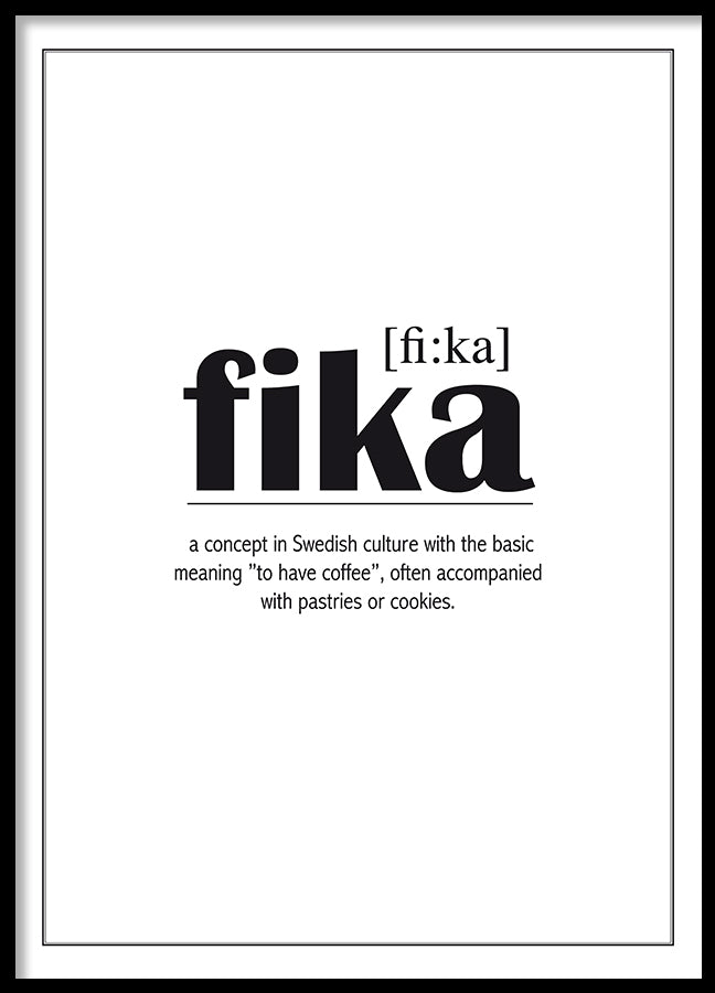Poster - Fika