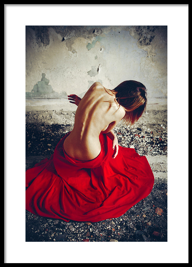 Poster - Lady in red