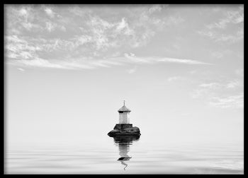 Poster - Lighthouse In Mist