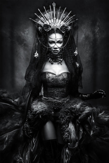 Canvastavla - Black Hestia