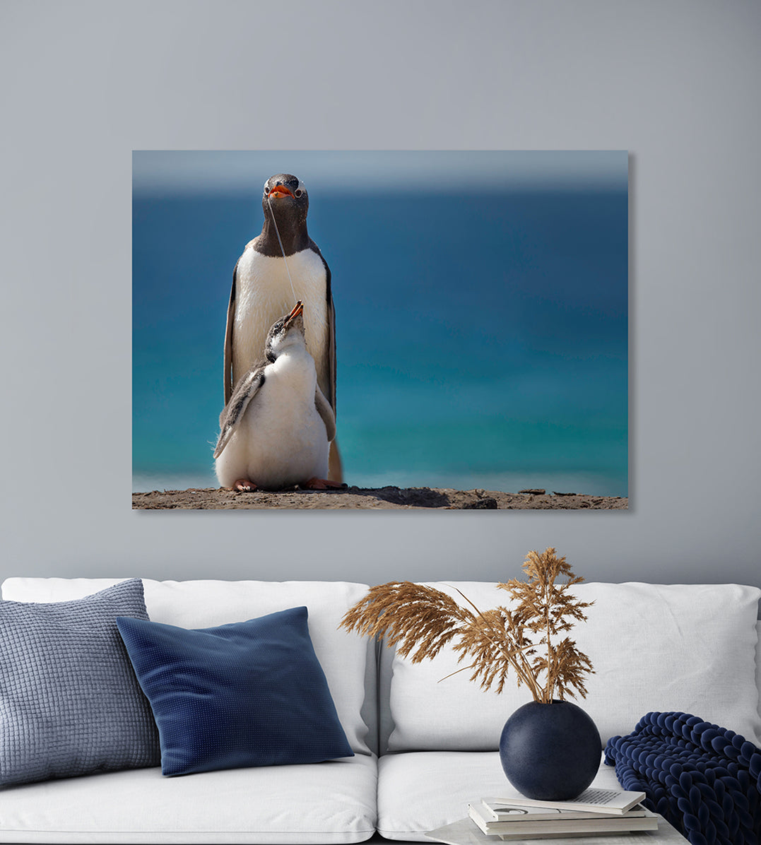 Canvastavla - Penguin