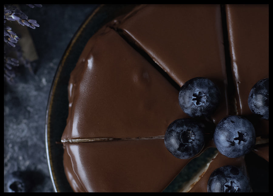 Poster - Blueberry cheesecake
