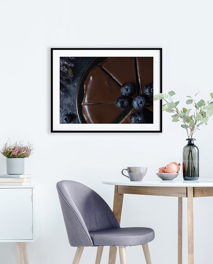 Poster - Blueberry cheesecake