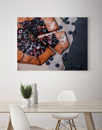 Canvastavla - Blueberry Pie