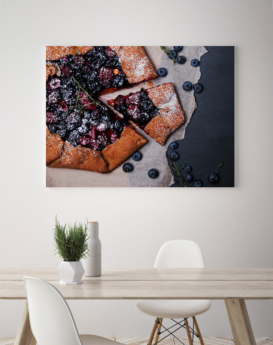 Canvastavla - Blueberry Pie