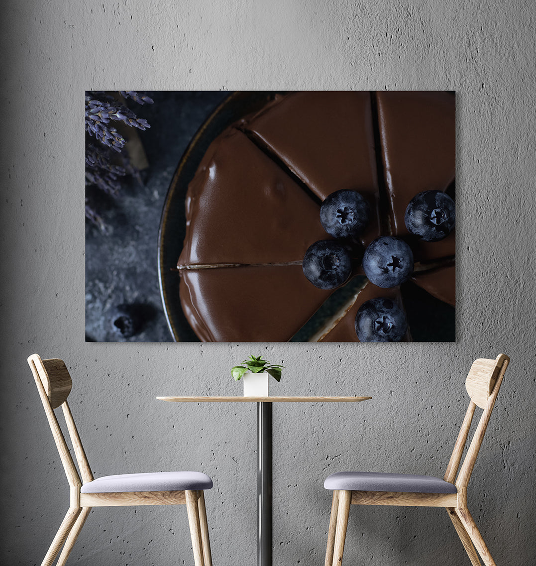 Canvastavla - Blueberry Cheesecake