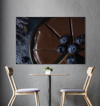 Canvastavla - Blueberry Cheesecake